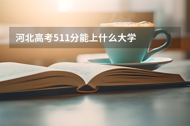 河北高考511分能上什么大学
