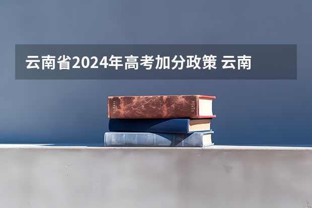 云南省2024年高考加分政策 云南红河高考加分政策