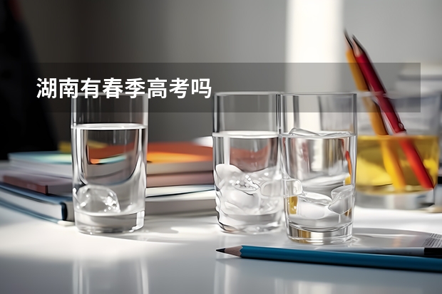 湖南有春季高考吗