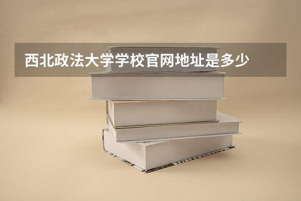 西北政法大学学校官网地址是多少