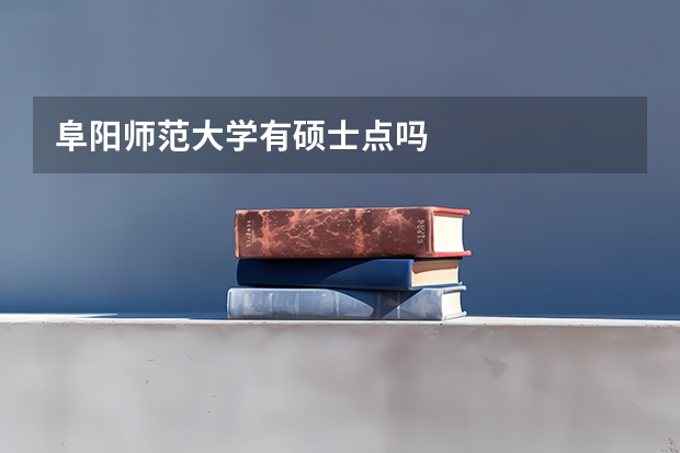 阜阳师范大学有硕士点吗