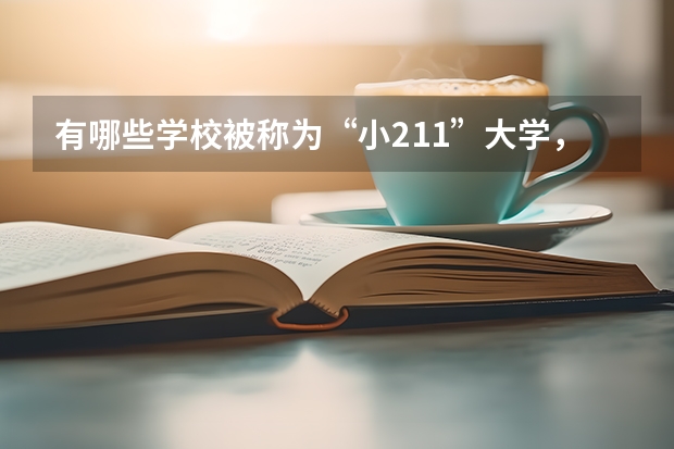 有哪些学校被称为“小211”大学，实力并不比211大学差？有推荐的吗？
